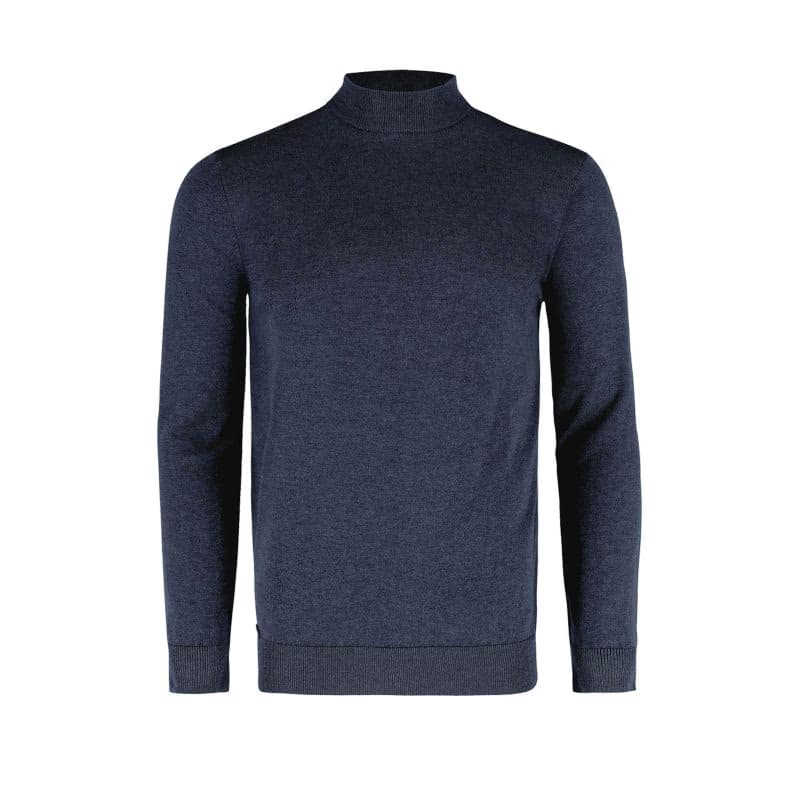 Pánsky sveter VOLCANO S-BAZ-604M-DENIM MEL 6