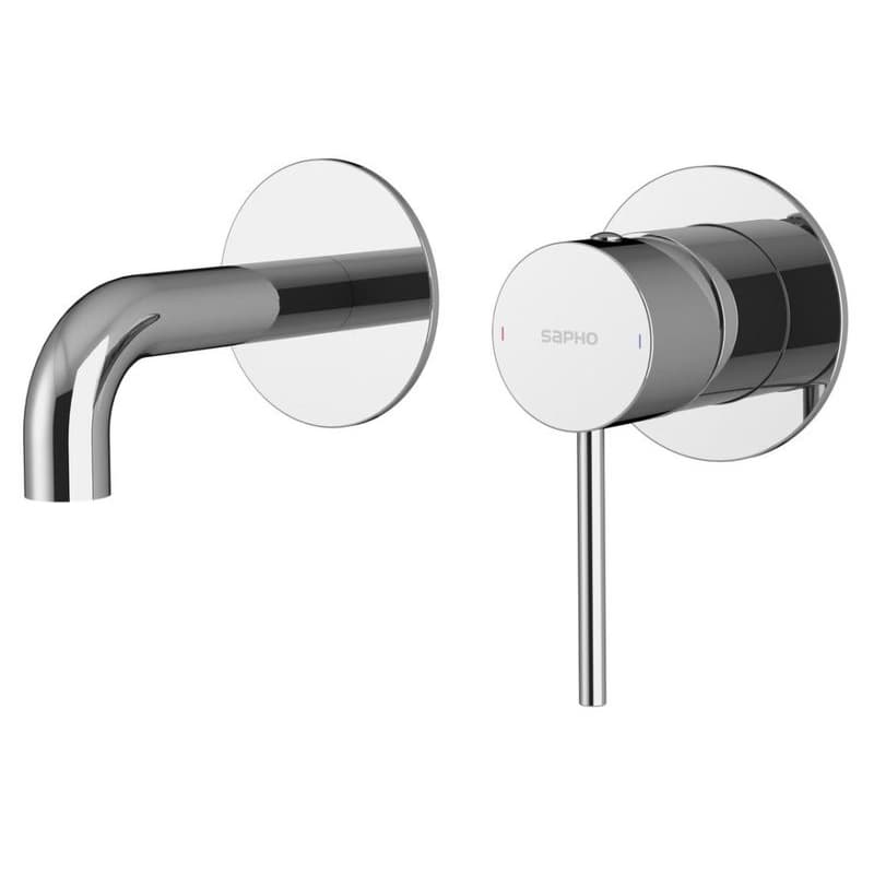 SAPHO - ULTRAMIX 2-prvková podomietková umývadlová batéria, hubica 10cm, chróm UT110