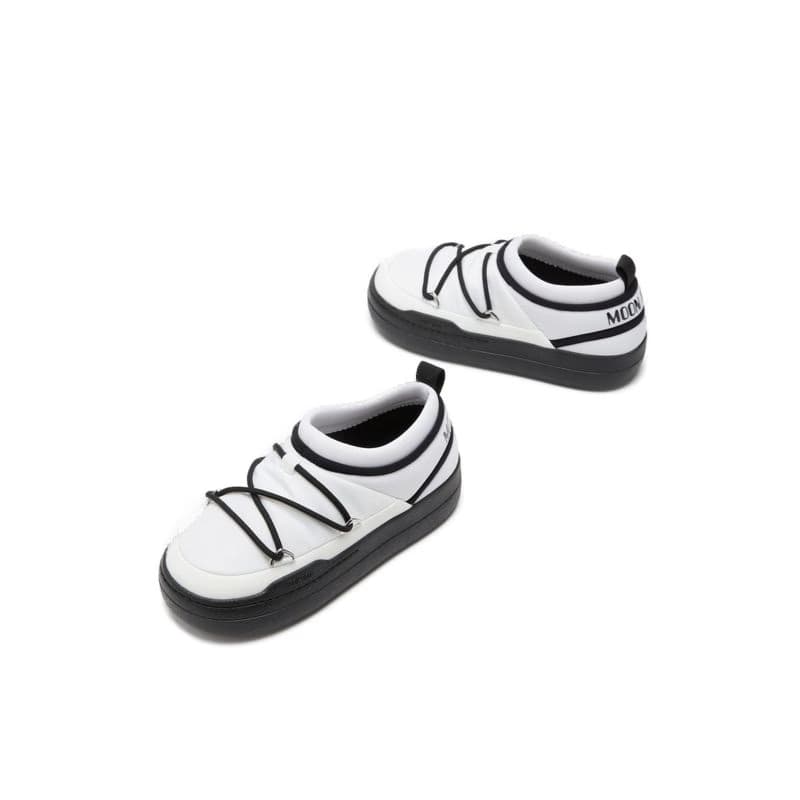 Nízke zimné topánky MOON BOOT MB PARK ICON NA02 BLACK WHITE 3