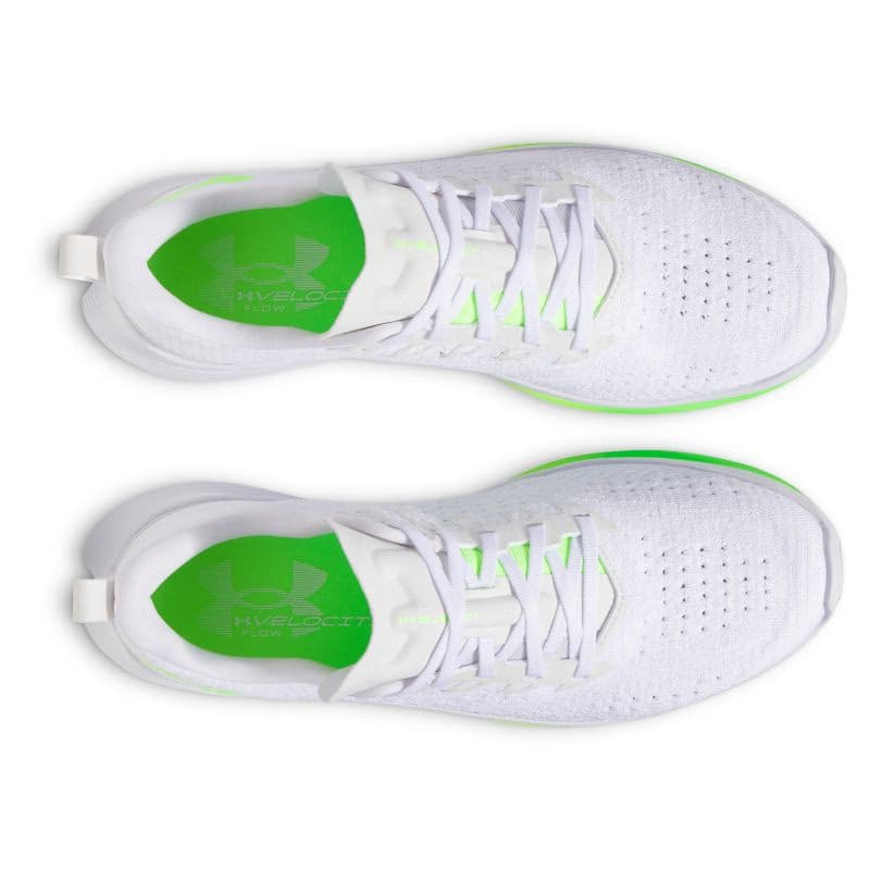 Pánska bežecká obuv UNDER ARMOUR UA Velociti 4 white white hyper green 4
