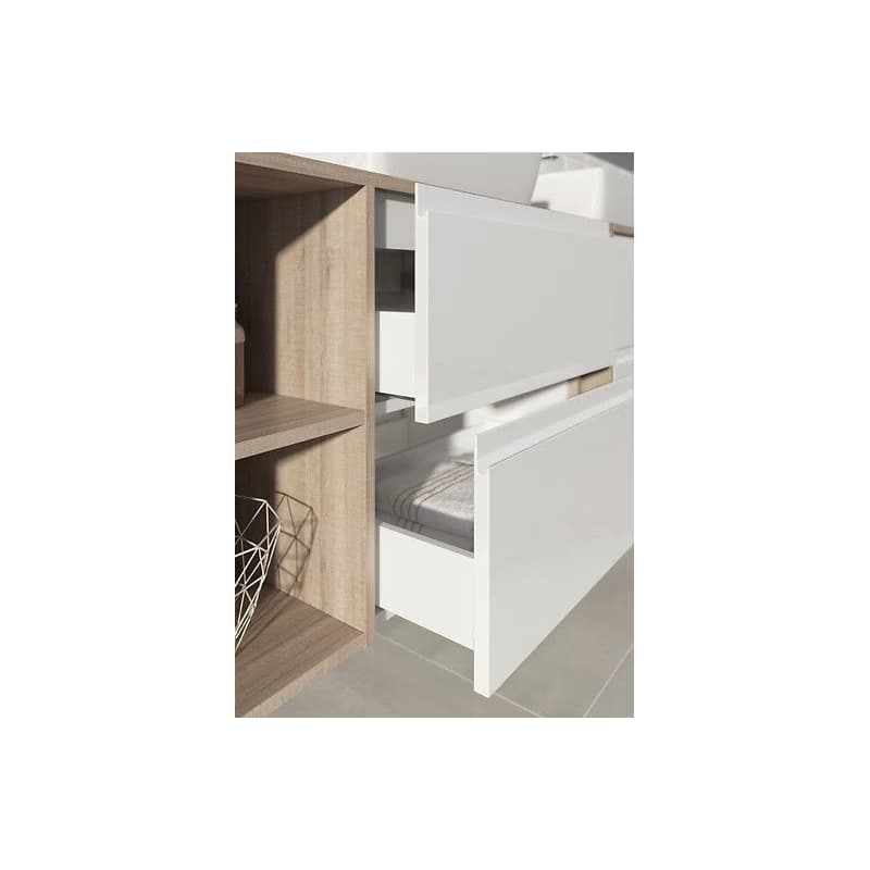 CERSANIT - SET B275 MODUO-IN 60 BIELE DSM (Skrinka + umývadlo) S801-314-DSM 5