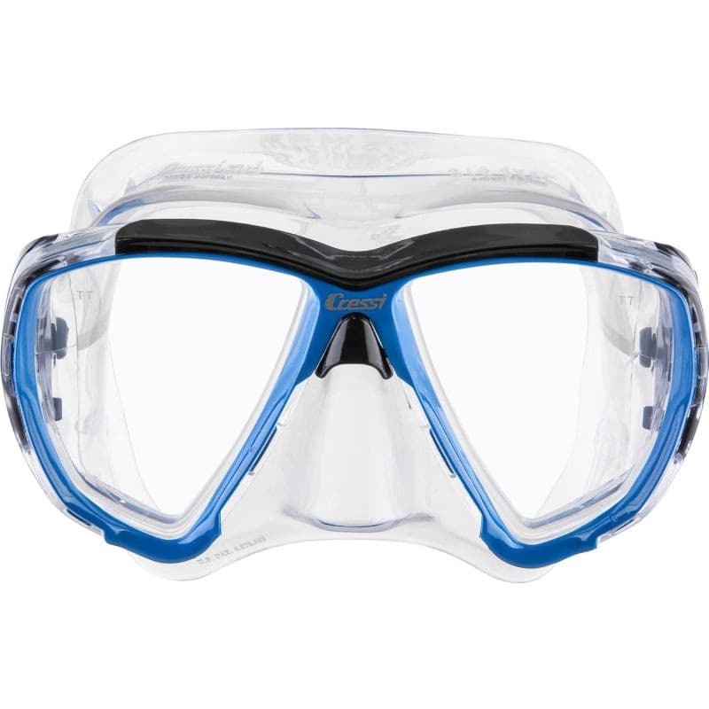 Potápačská maska CRESSI BIG EYES MASK SIL CLEAR FRAME AZURE 2