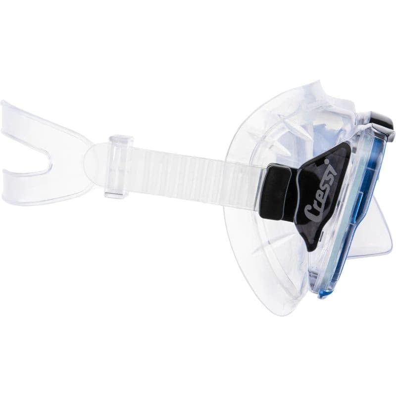 Potápačská maska CRESSI BIG EYES MASK SIL CLEAR FRAME AZURE 3