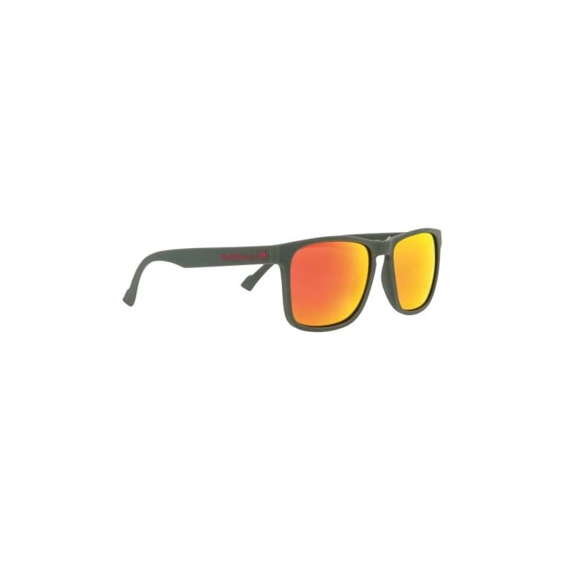 Slnečné okuliare RED BULL SPECT LEAP-006P, matt olive green rubber, brown with red mirror, CAT3, POL, 55-17-14