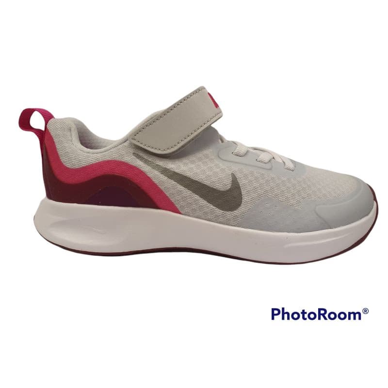 Detská rekreačná obuv NIKE WearAllDay K pure platinum smoke grey pink prime 2