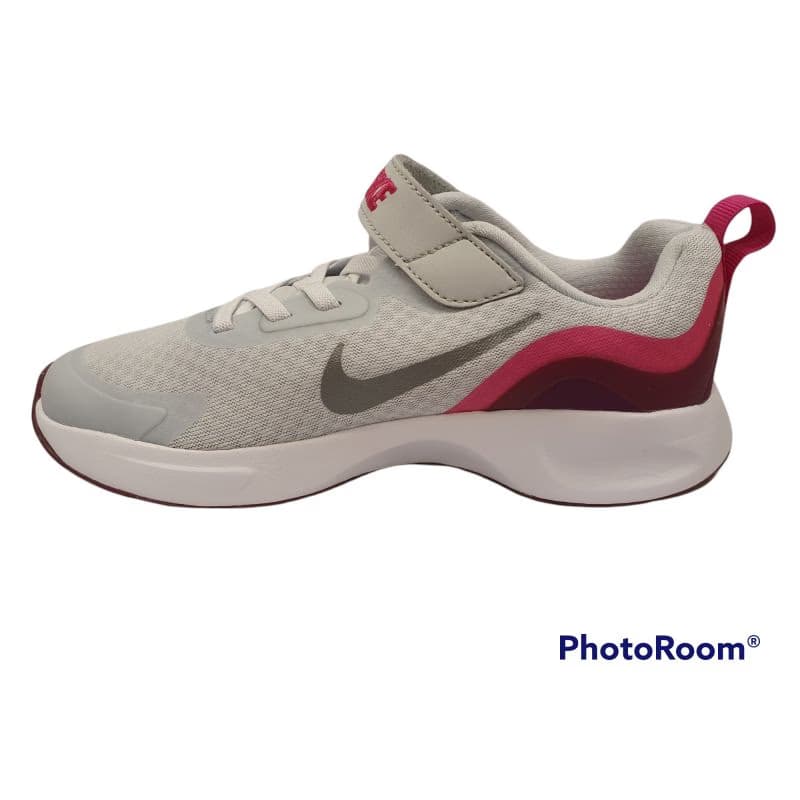 Detská rekreačná obuv NIKE WearAllDay K pure platinum smoke grey pink prime 3