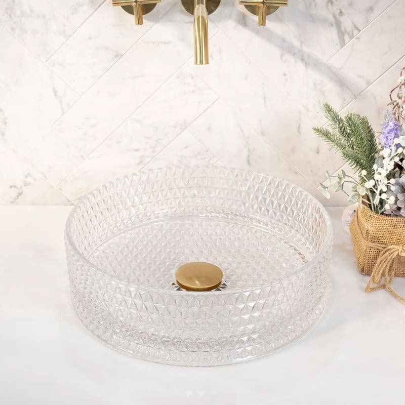 REA - Umývadlo na dosku Cristal Transparent REA-U9670 2