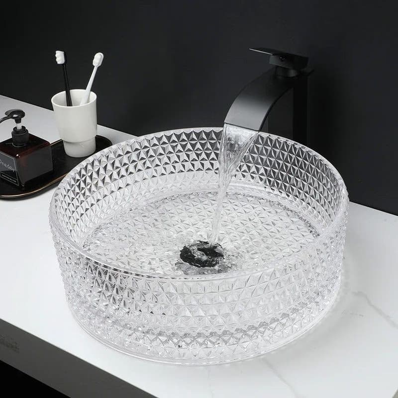REA - Umývadlo na dosku Cristal Transparent REA-U9670 4