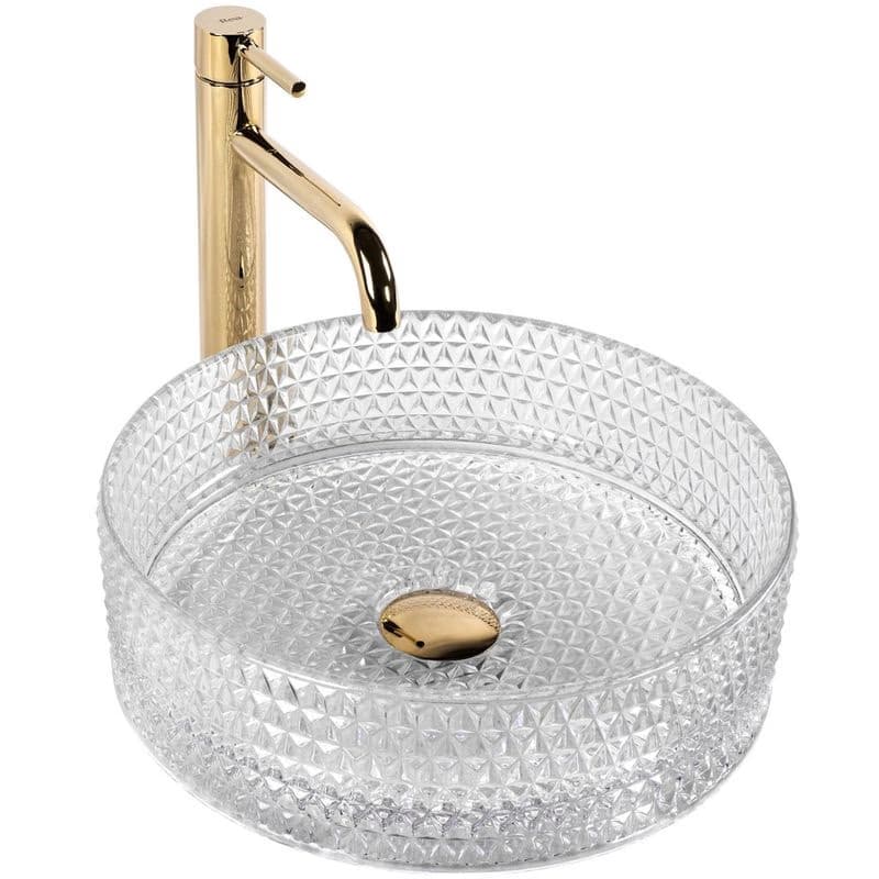 REA - Umývadlo na dosku Cristal Transparent REA-U9670 5