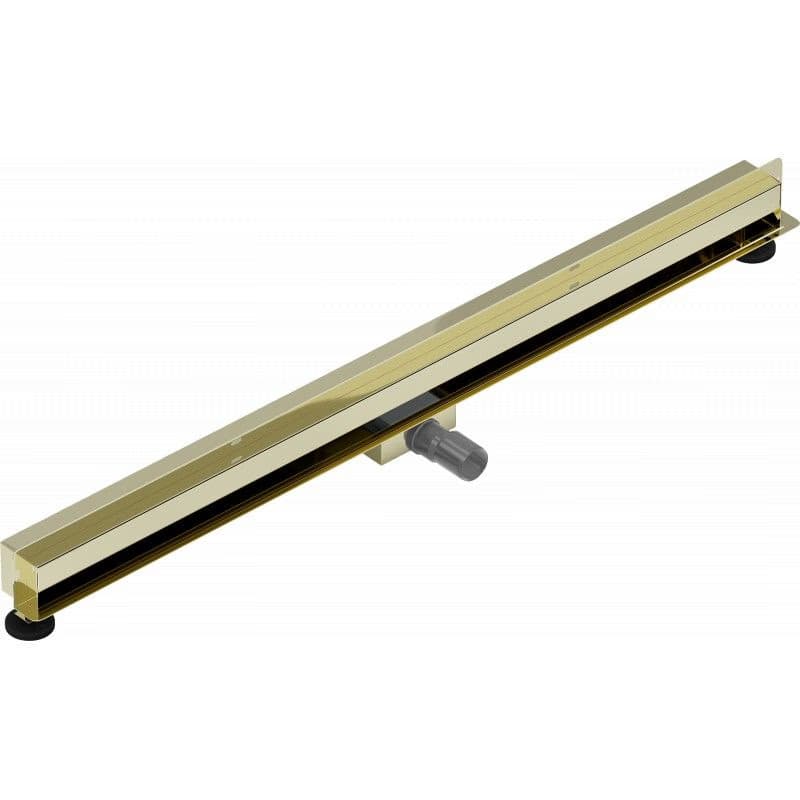 MEXEN - Flat Wall žľab k stene 2v1 110 cm zlatý 1530110 3