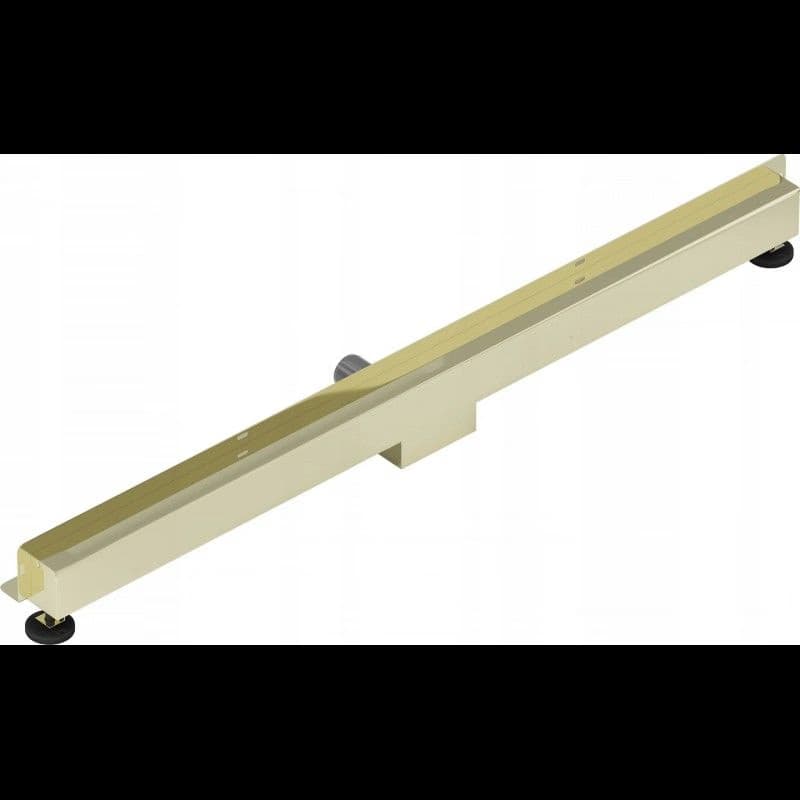 MEXEN - Flat Wall žľab k stene 2v1 110 cm zlatý 1530110 4
