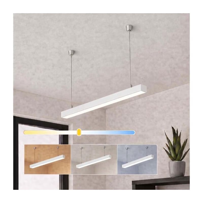 Brilagi - LED závesné svietidlo FULLDAY LED/10/15/20W/230V 2700/4000/6000K 60 cm biela 1xBG47308CCT_PW