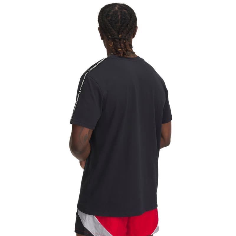 Pánske tričko s krátkym rukávom UNDER ARMOUR UA Icon HWT Tee Taping-BLK 3