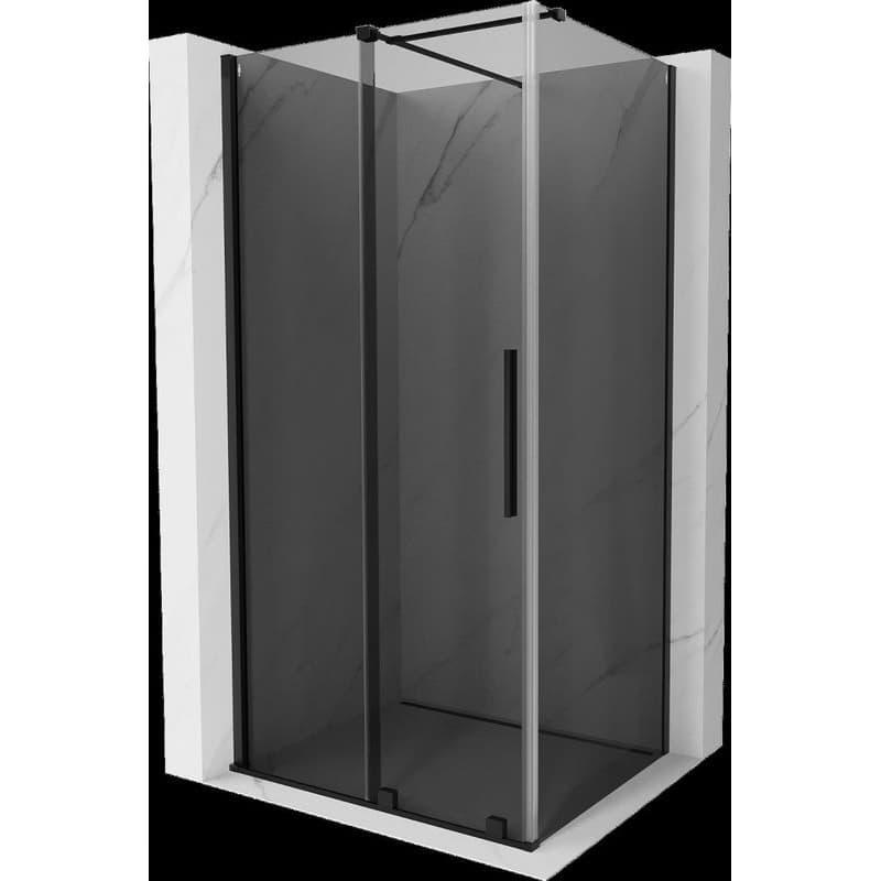 MEXEN/S - Velár sprchovací kút, posuvné dvere 110 x 100, grafit, čierna 871-110-100-41-70 1
