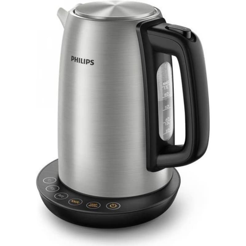 Philips HD9359/90 rýchlovarná kanvica, 1.7 l, 2200 W, regulácia teploty, čierna / strieborná 4