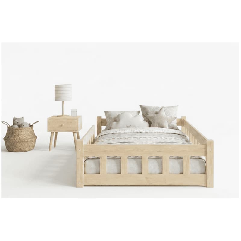 Elvisia Detská posteľ MONTESSORI | 80 x 180 cm Farba: Borovica 6