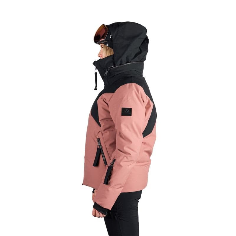 Dámska lyžiarska bunda NORTHFINDER ASHTYN-521roseblack 4
