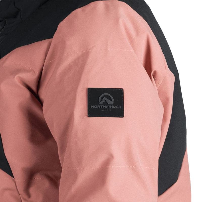 Dámska lyžiarska bunda NORTHFINDER ASHTYN-521roseblack 6