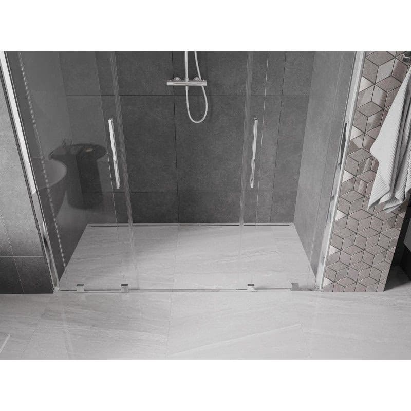 MEXEN/S - Velar Duo posuvné sprchové dvere 200, transparent, chróm 871-200-000-02-01 5