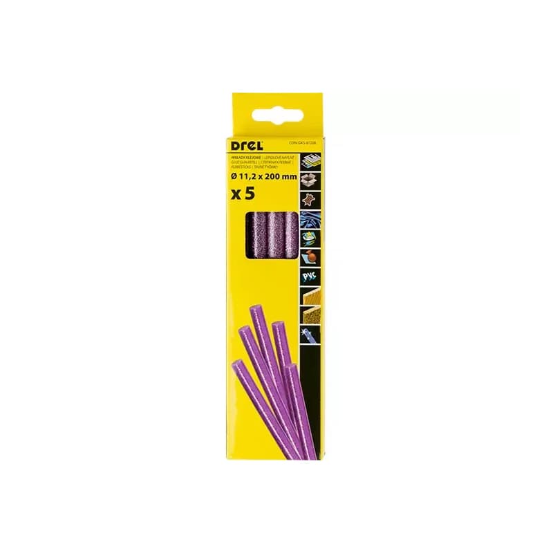 Drel Lepiace tyčinky  5ks fialová 11,2x200 mm CON GKS 61208 1