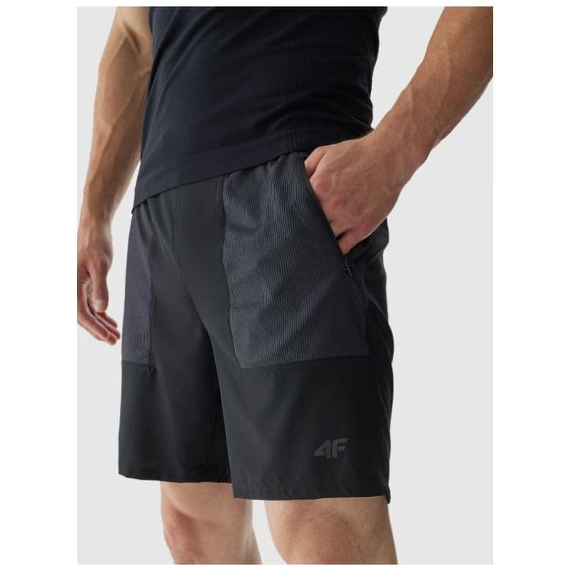 Pánske tréningové kraťasy 4F SHORTS FNK-WAW24TFSHM661-22S-ANTHRACITE 2