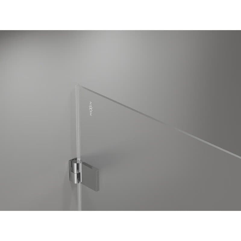 MEXEN/S - Lunar-B Duo sprchovací kút dvere krídlové 80 x 80, transparent, chróm 832-080L-080P-01-00 5