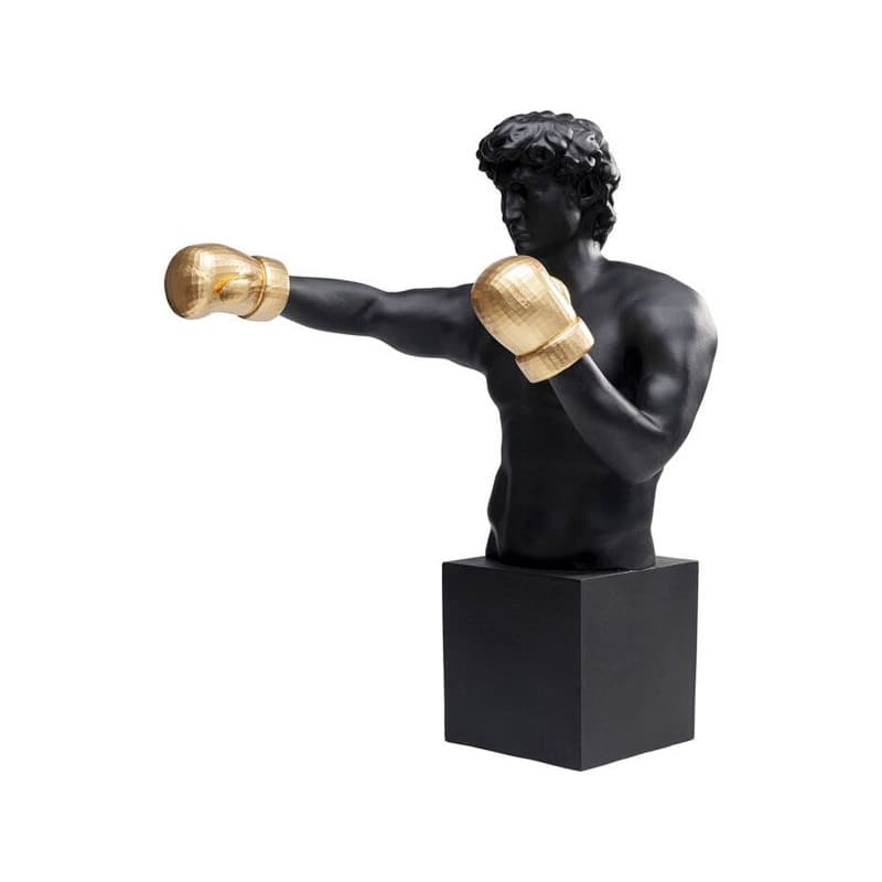 Balboa dekorácia 78cm čierna/zlatá