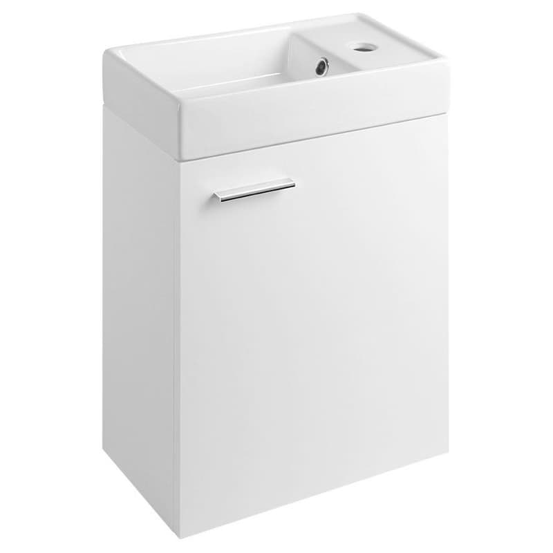 AQUALINE - ZOJA skrinka s keramickým umývadlom 40x22 cm, biela 51049A-02