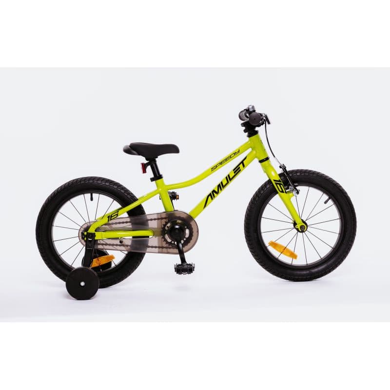 Detský horský bicykel AMULET 16 Speedy, fluo yellow black 2