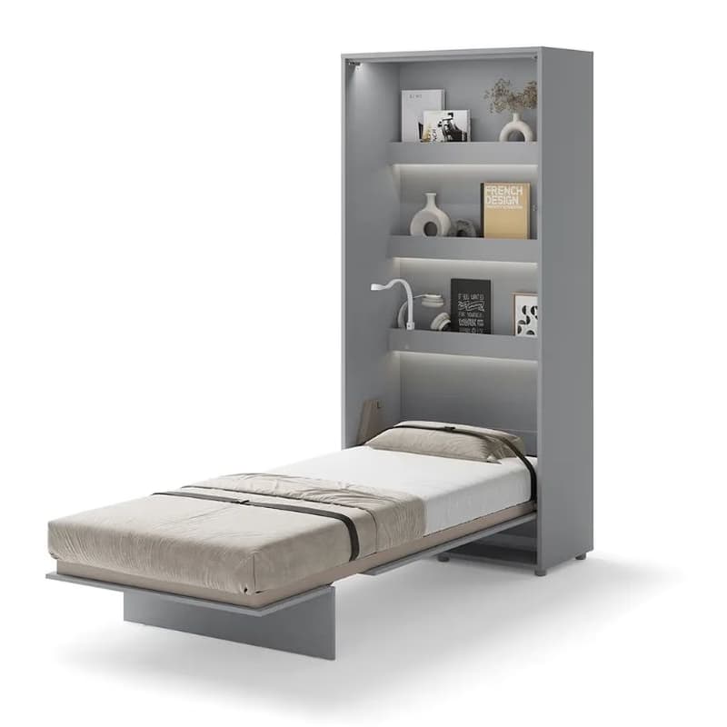 Dig-net nábytok Sklápacia posteľ Lenart BED CONCEPT BC-03 sivá | 90 x 200 cm 4