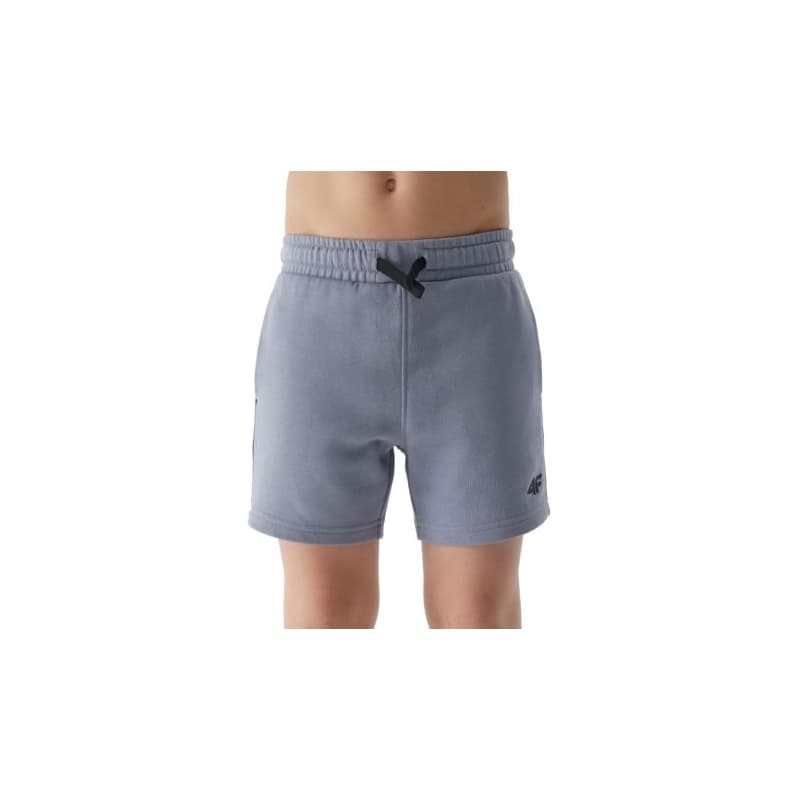 Chlapčenské teplákové kraťasy 4F JUNIOR SHORTS CAS-JWSS24TSHOM272-34S-LIGHT BLUE
