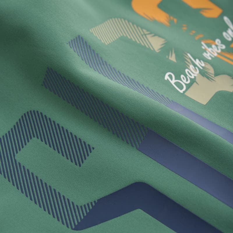 Chlapčenské tričko na kúpanie COLOR KIDS T-shirt W Print, deep sea 3