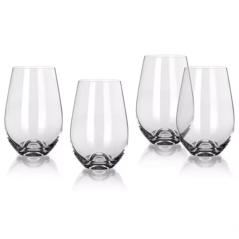 Poháre na víno 4 ks komplet 370 ml 1