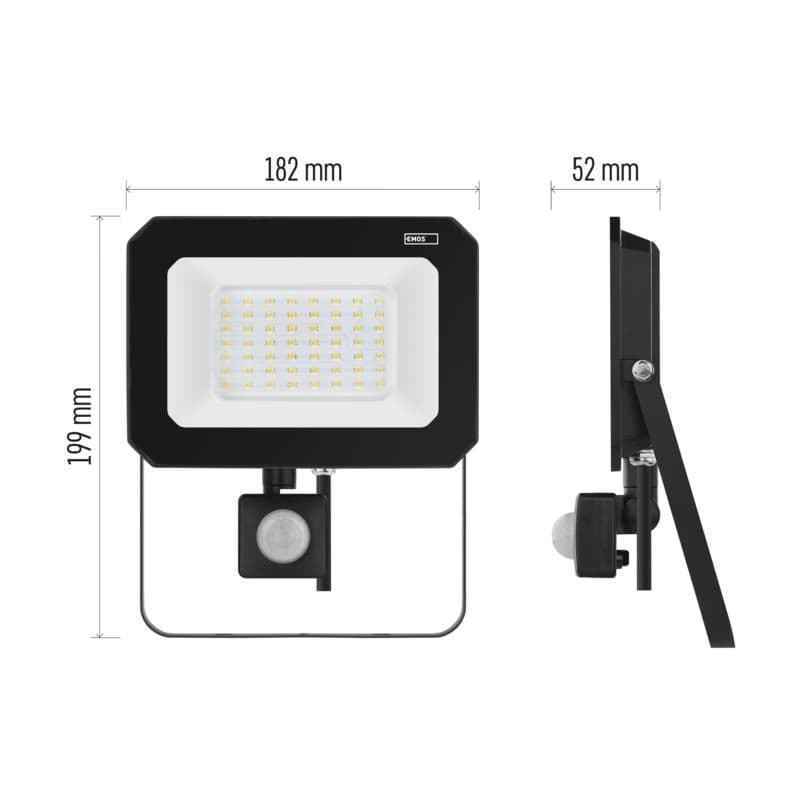 EMOS LED REFLEKTOR SIMPO 50W, 5000Lm, 4000K, PIR 3