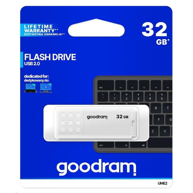 GOODRAM Flash Disk 32GB UME2, USB 2.0, biela 5