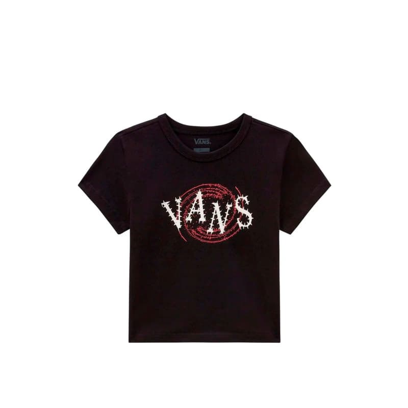 Dámske tričko s krátkym rukávom VANS SPIRAL DOWN MINI-Black 5