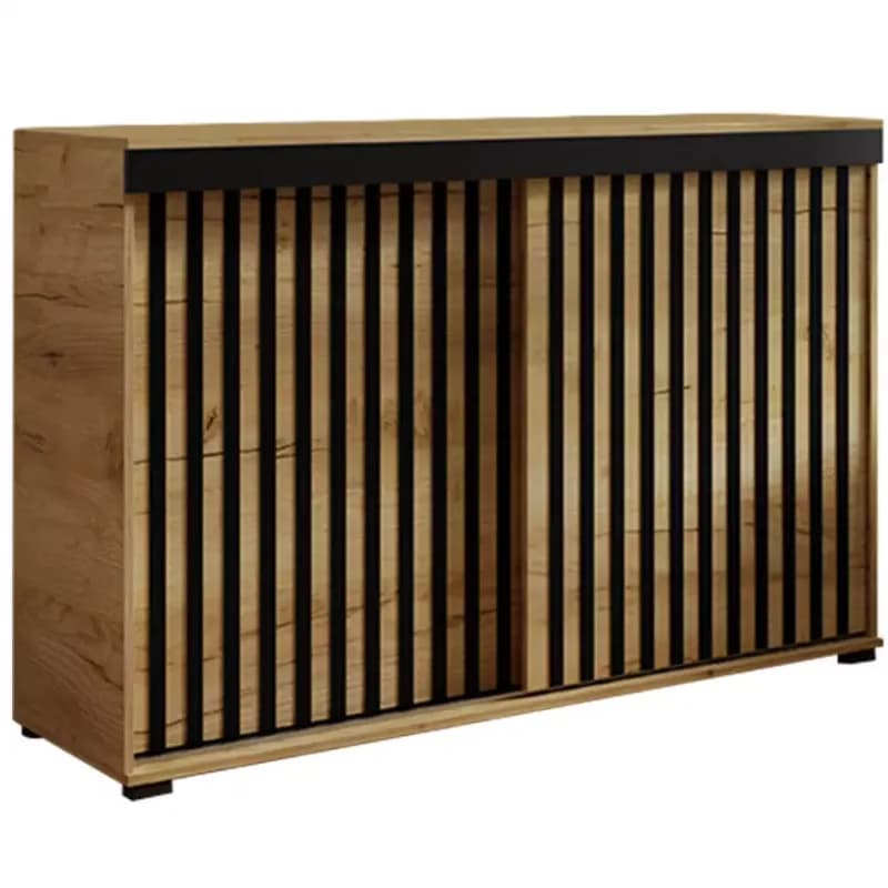 Komoda Malani duplo 140 craft+čierna 1