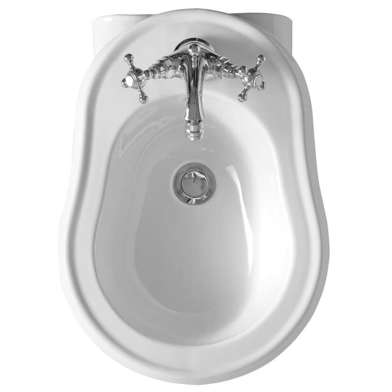KERASAN - RETRO bidet závesný 38x52cm, biela 102601 3