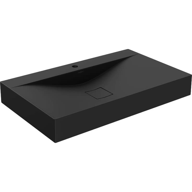 MEXEN - Poli umývadlo na dosku liaty mramor 1/O 80 x 48, čierna 23028071 1