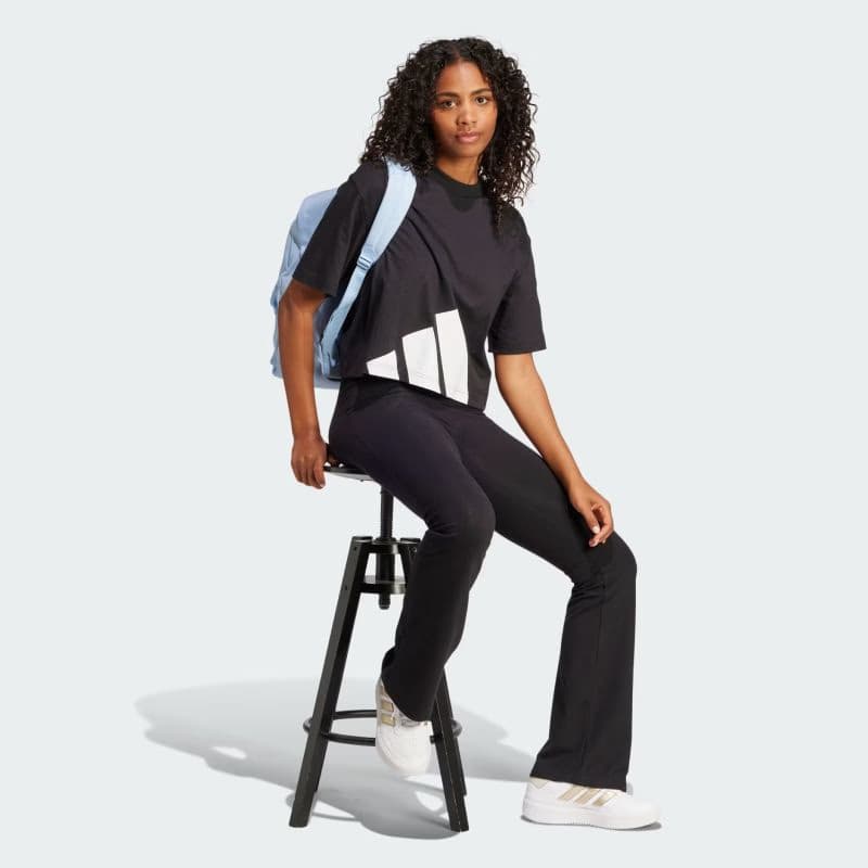 Dámske tričko s krátkym rukávom ADIDAS W BL SJ BF T BLACK WHITE 5