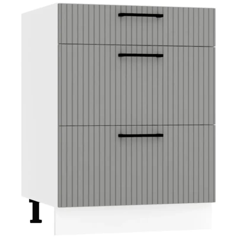 Skrinka do kuchyne  Kate d60s/3 šedá mat 1