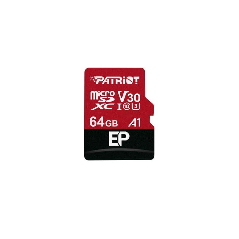 Patriot V30 A1/micro SDXC/64GB/UHS-I U3 / Class 10/+ Adaptér 1