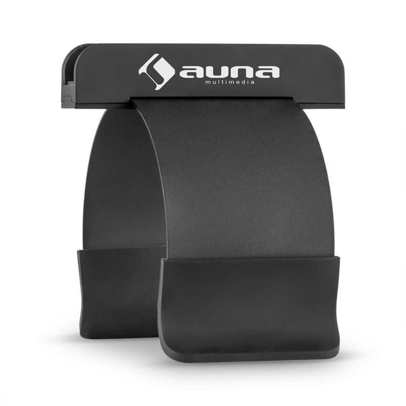 Auna SmartHold, čierna, stojan na tablet a smartfón, kov, guma, flexibilný, prenosný 1