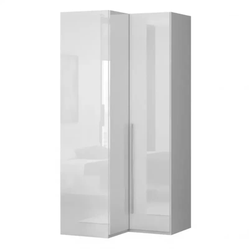 Rohová skriňa Piano PUG/PN-70/KA/70 crystal white 1