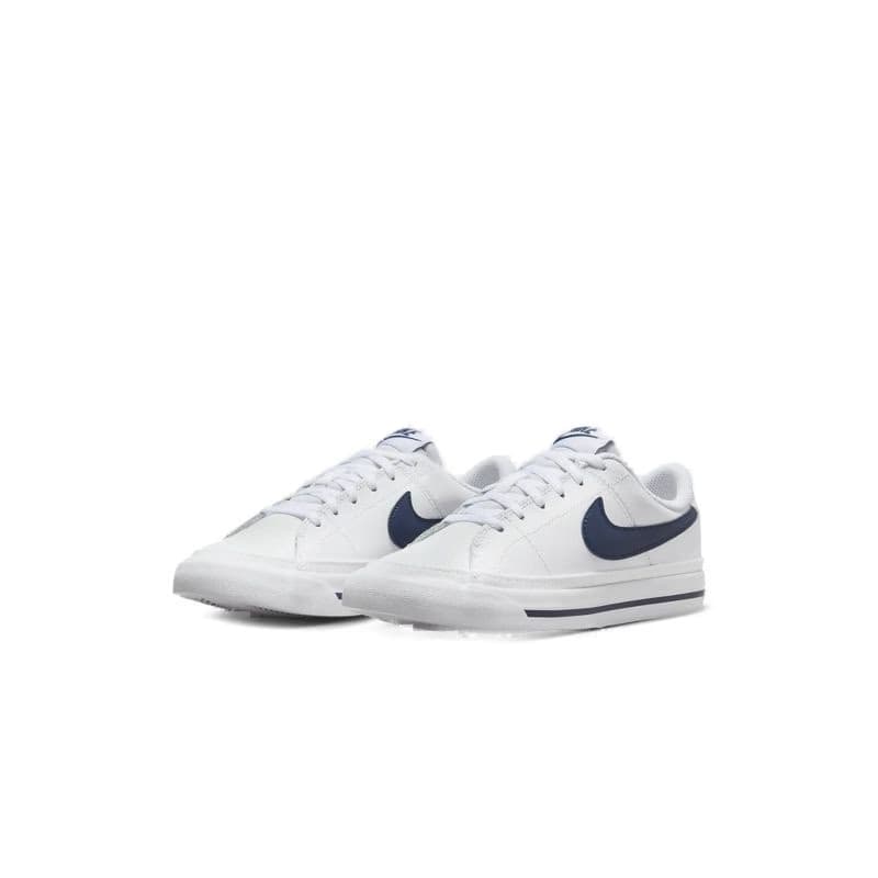 Chlapčenská rekreačná obuv NIKE Court Legacy white midnight navy 3