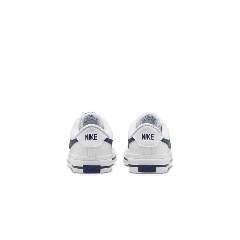 Chlapčenská rekreačná obuv NIKE Court Legacy white midnight navy 5