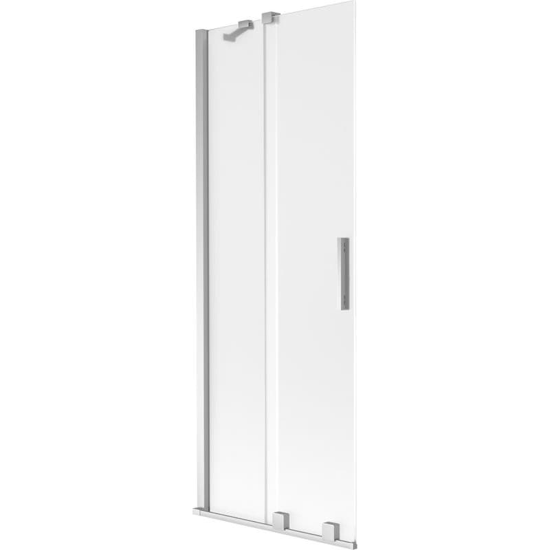 MEXEN/S - Velar dvojkrídlová posuvná vaňová zástena 70 x 150, dekor, chróm 896-070-000-31-01