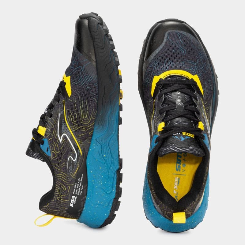 Pánska bežecká trailová obuv JOMA Sima 2501 M black blue 3