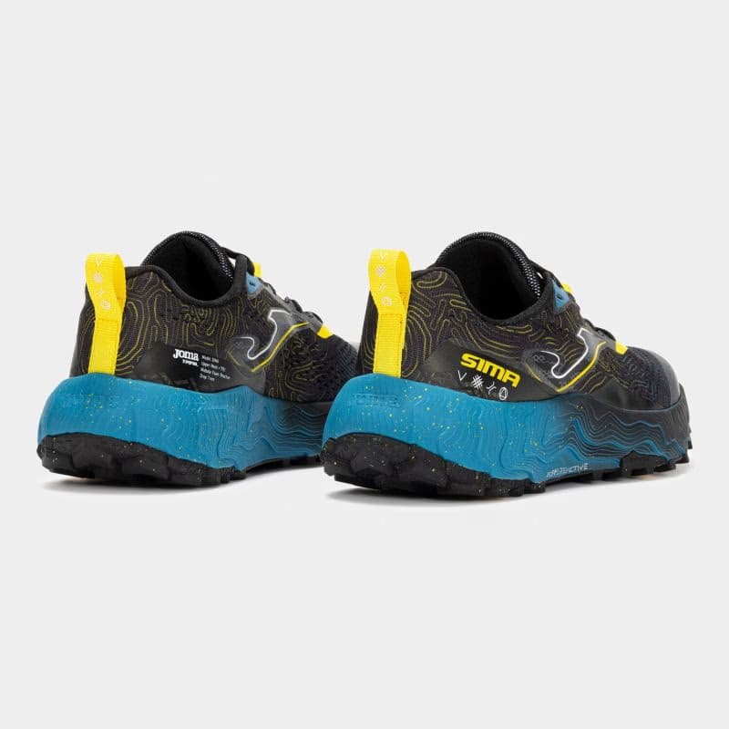 Pánska bežecká trailová obuv JOMA Sima 2501 M black blue 4