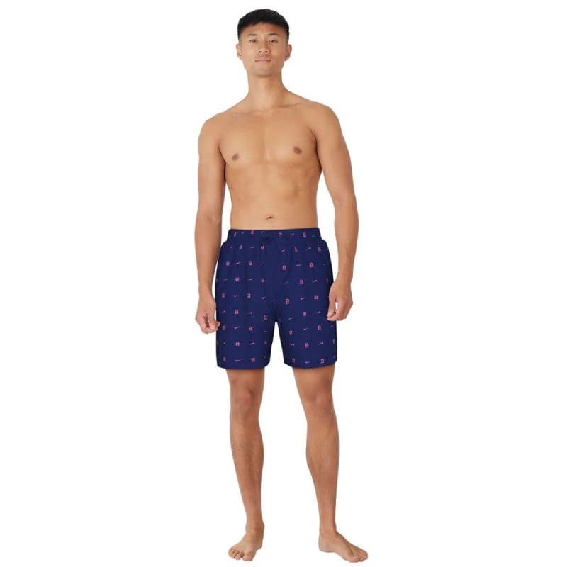 Pánske plavky NIKE SWIM LUXE LETTER 7 inch MIDNIGHT NA-MIDNIGHT NAVY 4